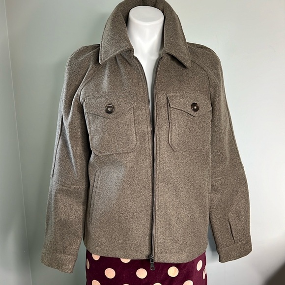 Avec Les Filles Jackets & Blazers - Women’s NWOT Anthropologie Avec Les Filles Relaxed Zip Front Jacket medi…